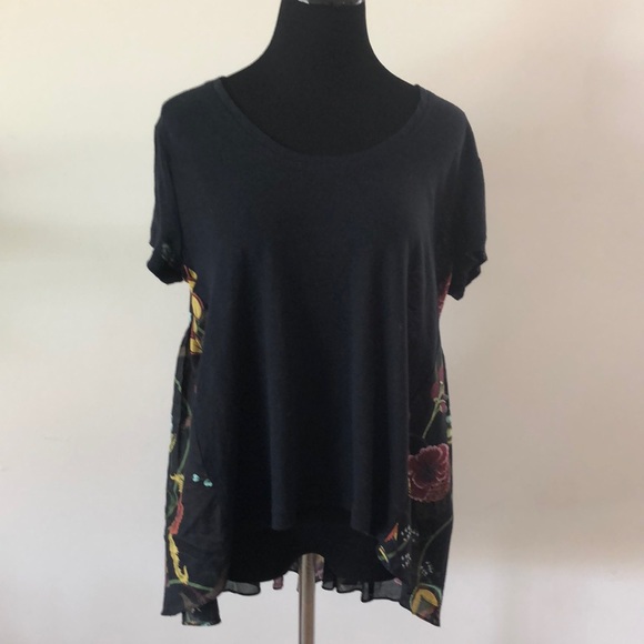 Deletta for Anthropologie, short sleeve top, size S, NWT - Picture 1 of 7